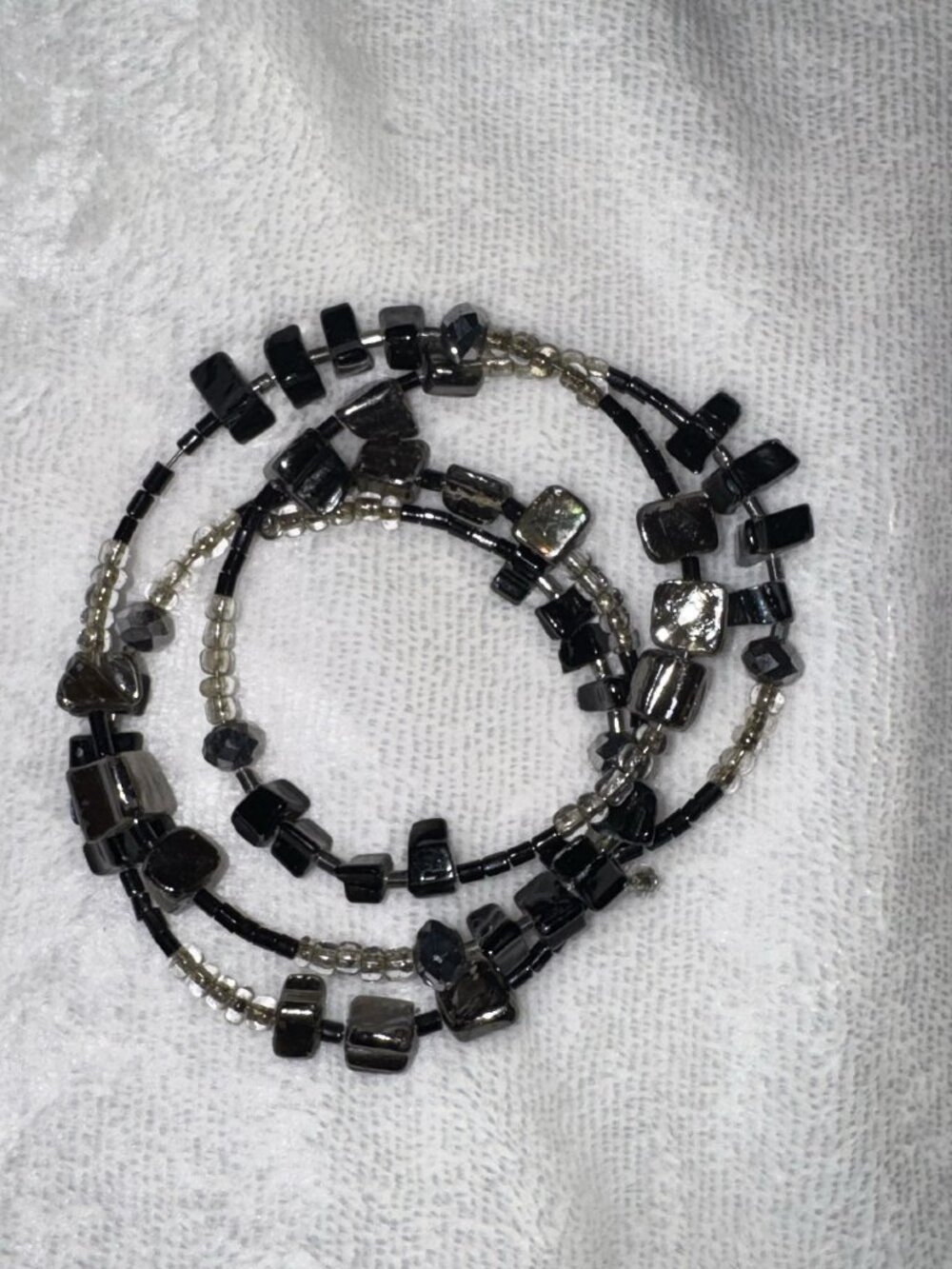 Black stone bracelet